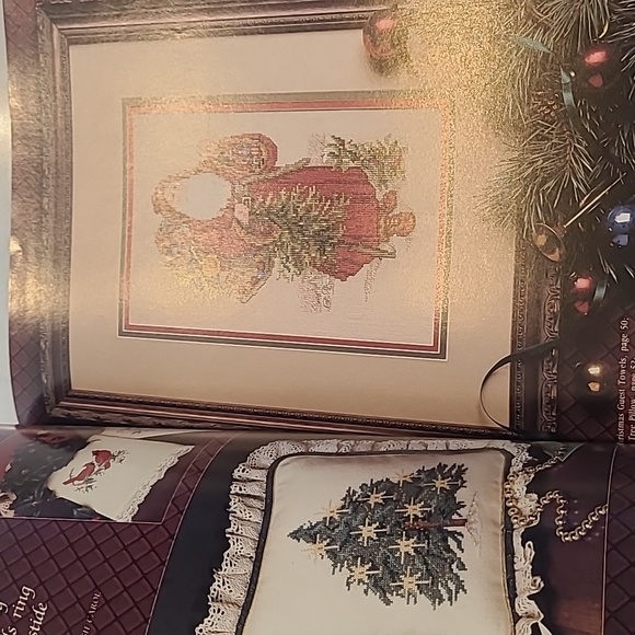 Victorian Christmas Keepsake Cross Stitch Pattern Book - Picture 9 of 16